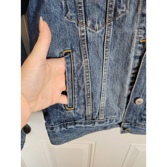 Levi's Womens Denim Jean Jacket Size M - Picture 6 of 8